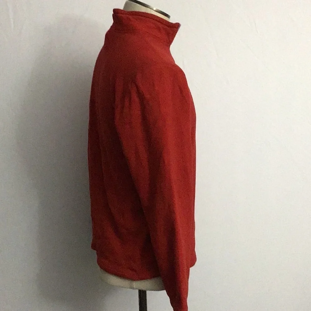 Men’s The North Face 1/4 ZIP Fleece Sz Small Red